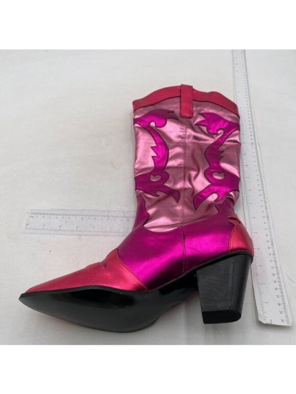 Cowboyl Boots Cowgirl Boots for Women, Pointed Toe Chunky Heel Western Boots